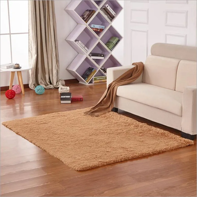 New Arrive 1400mm*2000mm Multi-color Shaggy Soft Cozy Area Rug for Bedroom Carpet living room bath mat | Дом и сад