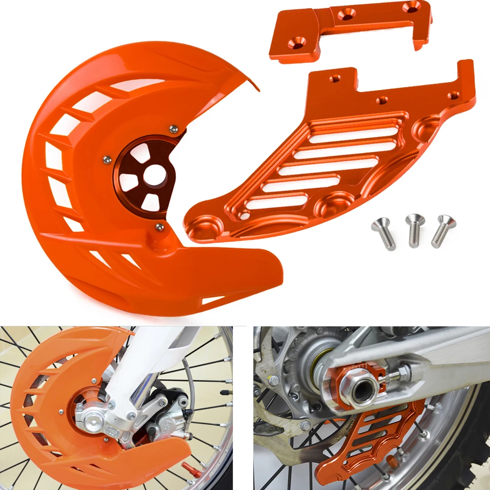 Передняя защита заднего тормозного диска крышка для KTM SX SXF XCW EXCF для Husqvarna 125 150 200 250 350 450 530 2003