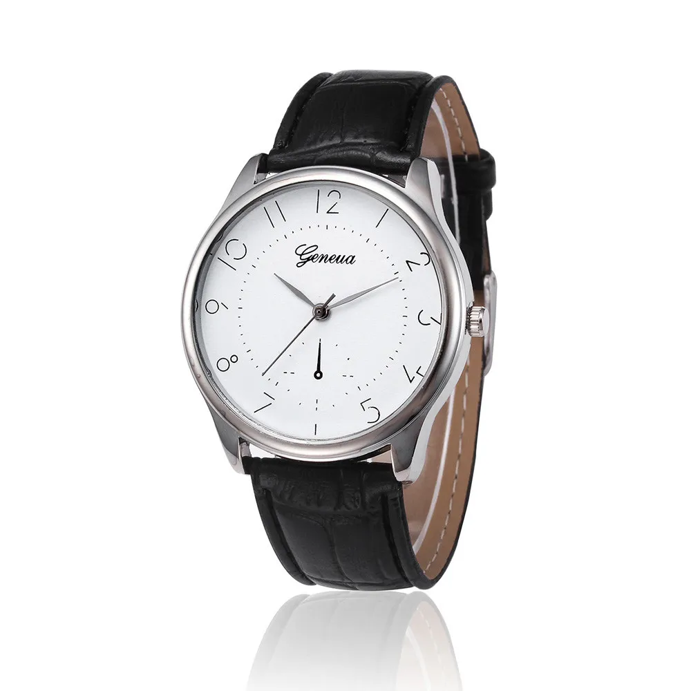 GEMIXI Горячие мужские часы люксовый бренд Ретро дизайн кожаный ремешок Аналоговый
