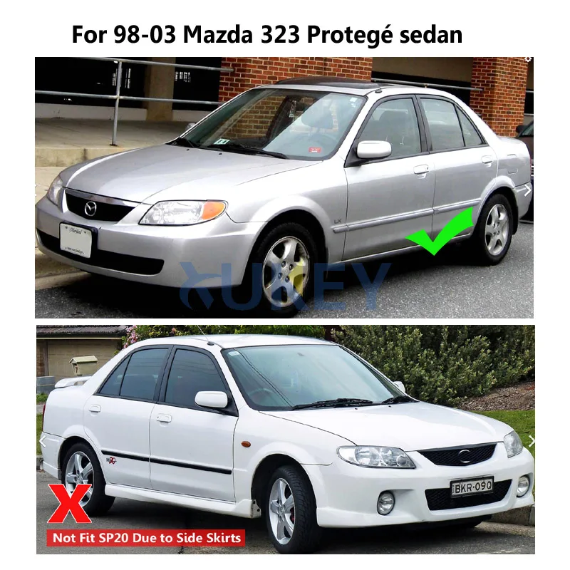 Автомобильные Брызговики для Mazda Protege 323 Форд лазер 1998 2003 брызговики брызговик