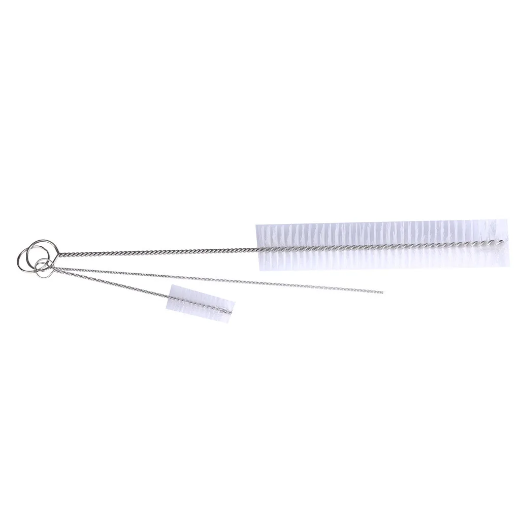 Toilet Long Handle White Multi-function Household Bottle Brushes Pipe Bong Cleaner Glass Tube Cleaning Brush Set Of 3 H0327 | Дом и сад