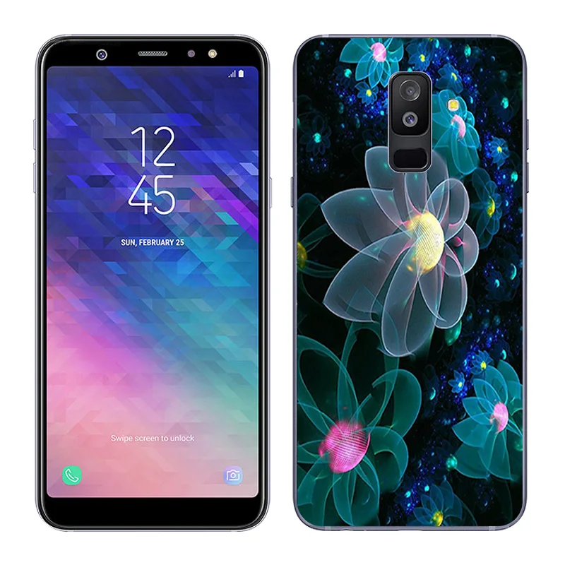 Для samsung Galaxy A6+() чехол для телефона прозрачный гелевый Чехол с рисунком бобов 6," для Galaxy A6 Plus мягкий тонкий силиконовый чехол - Цвет: 30