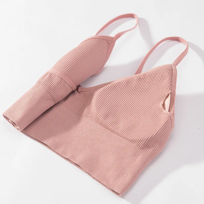 Женский бюстгальтер пуш ап без кораллового цвета|Спортивный бюстгальтер| |