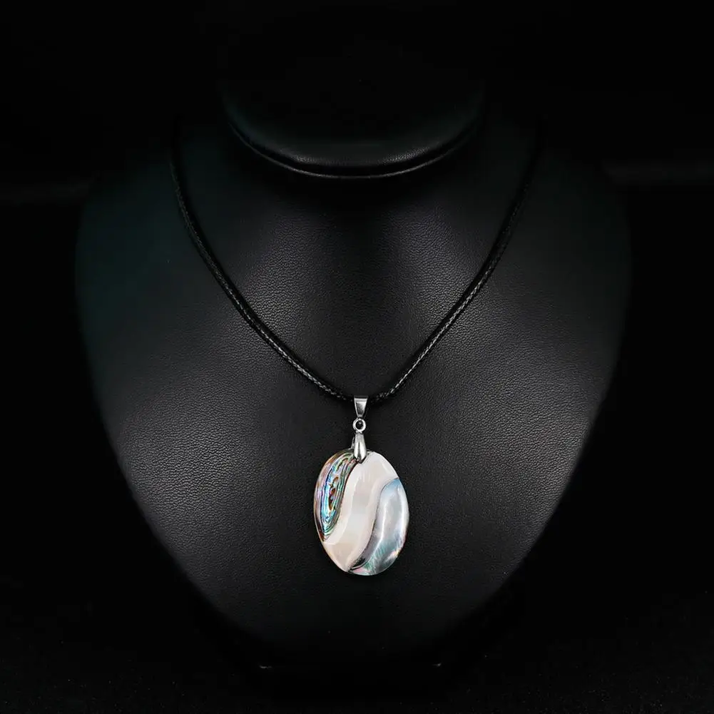 DreamBell женское ожерелье натуральный кулон в виде раковины абалона ожерелье ручной работы украшения для шеи Украшения