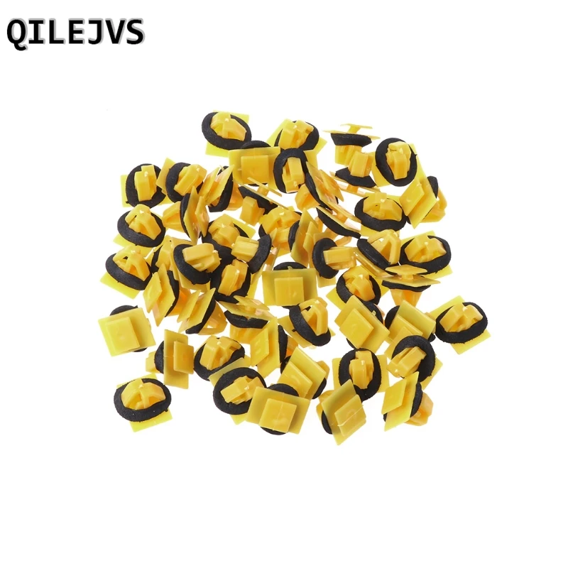 

QILEJVS 50 Pcs Door Guard Plate Clip For Hyundai Elantra Tucson Cerato Sportage Seahorse