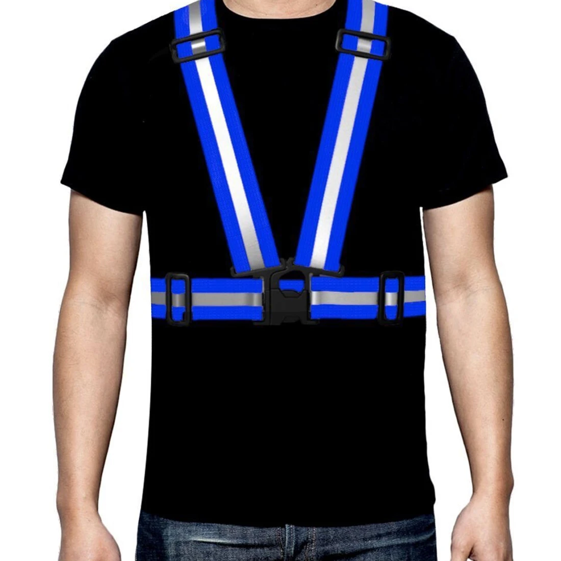 Уличный велосипедный безопасный светоотражающий ремень жилет безопасности с