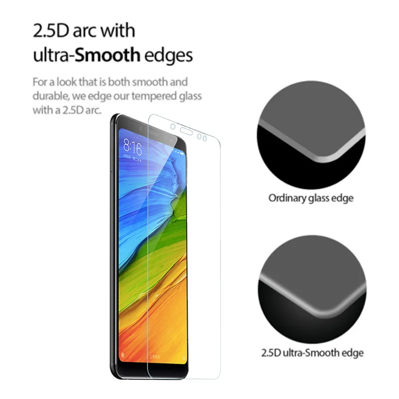 Купите 2 получить 1 HD полное покрытие закаленное стекло для Xiaom Redmi note 5A 5plus 5 note5 pro
