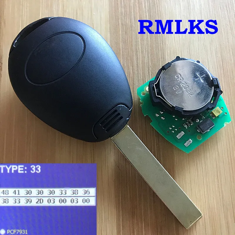 2 кнопки дистанционного ключа Fob 315 МГц 433 ID73 чип с кодом для BMW Mini Cooper 2002 2003 2004 2005 R50 MG