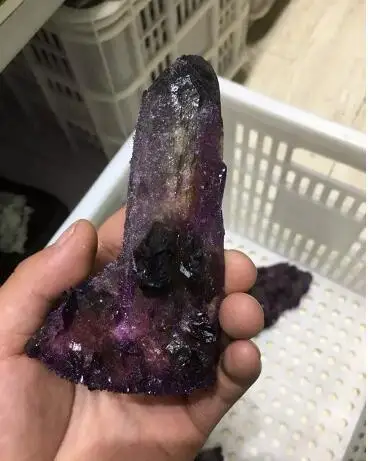 

New natural purple crystal specimen, crystal cluster purple crystal for household decoration
