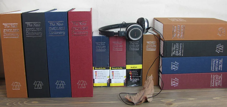 Сейф секретная книжная коробка с блокировкой кода для хранения в реальной жизни