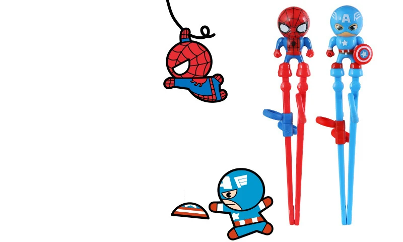 Disney Marvel детские палочки для еды Детские Обучающие палочки для еды детские палочки для коррекции еды