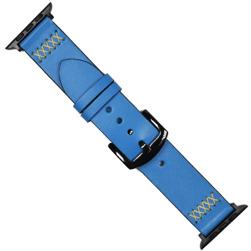 Кожаный браслет Essidi для Apple Watch серии 1 2 3 4 5 38 40 мм 42 44 мм ремешок Пряжка для Iwatch 1 2 3 4 5