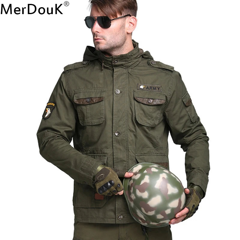 Мужская куртка для зимы, Джинсовая, военная, Армейская, солдатская, хлопок, Air force one, Мужская брендовая одежда, мужские куртки, джентльмен
