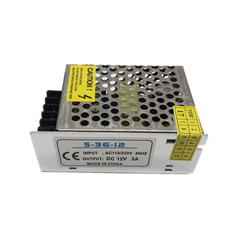 12V3A small size switching power supply S-36-12 monitoring LED 12V36W | Лампы и освещение