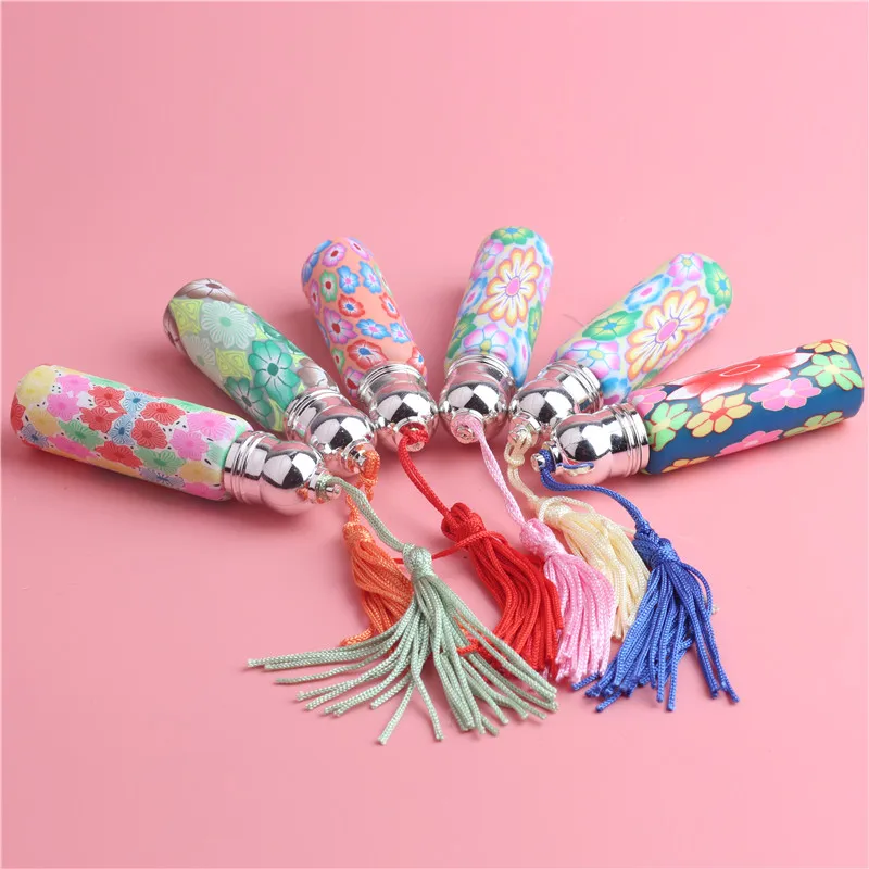 1 шт. 10 мл Мини Круглая стильная бутылка в рулоне мини стеклянный контейнер с