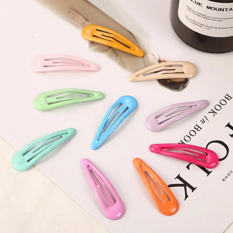 10PCS Mix color 10 шт./лот, модные новые корейские заколки для детей и взрослых, милые заколки для волос, заколки для волос, аксессуары для волос для девочек и женщин, яркие разноцветные 10 цветов - Цвет: 10PCS Mix color