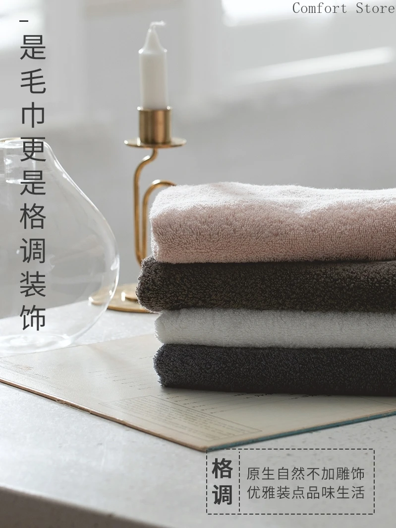 Хлопковое полотенце для лица взрослых мягкое любителей дома Впитывающее Воду