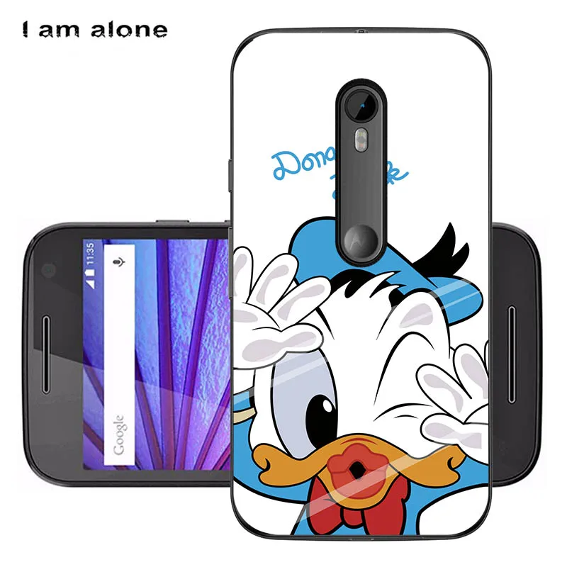 Soft TPU HH59 Чехлы для телефонов I am alone, для Motorola Moto G3, 5,0 дюймов, мягкий ТПУ чехол для мобильного телефона, милая сумка для Motorola Moto G3 - Цвет: Soft TPU HH59