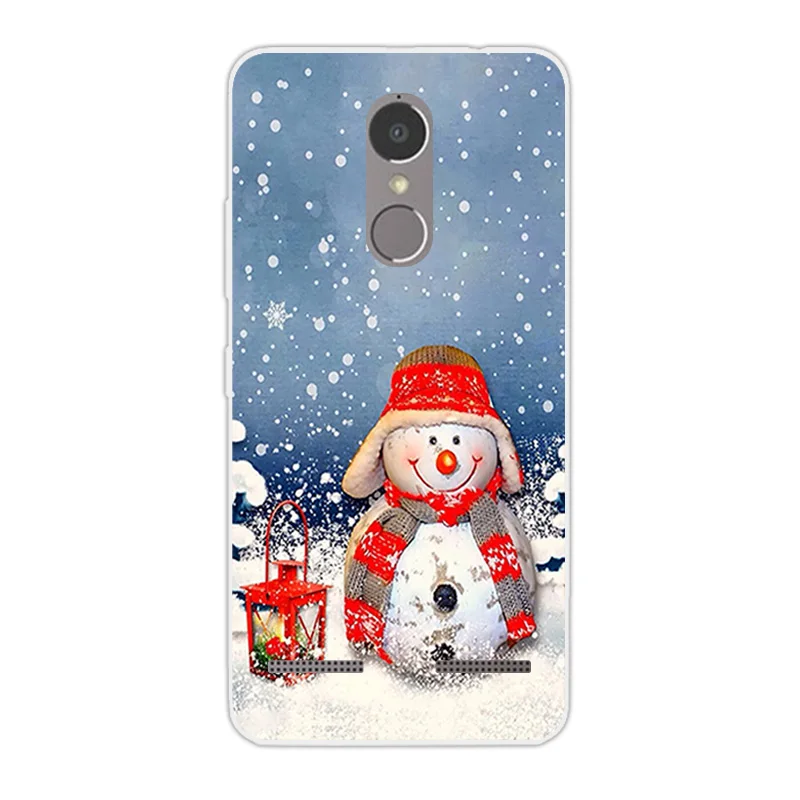 Силиконовый чехол для lenovo K6 power Fundas для lenovo K6 power 5,0 ''дизайн для рождественского сезона чехол для телефона для lenovo Vibe K6 Fundas - Цвет: 23
