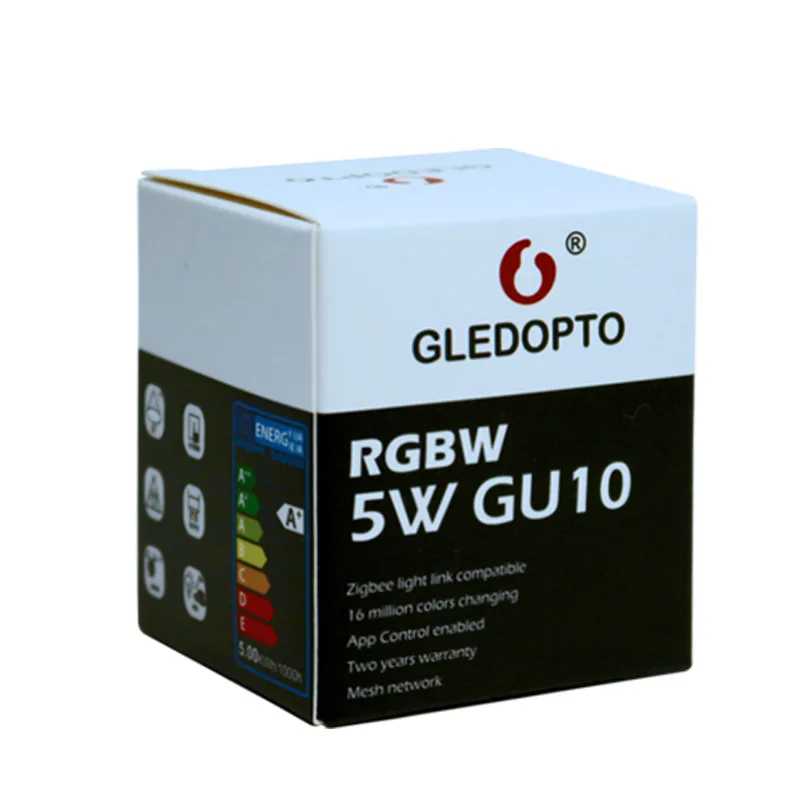Светодиодный светильник лампы GU10 5 Вт Soposh RGB + двойной белый точечный AC100-240V
