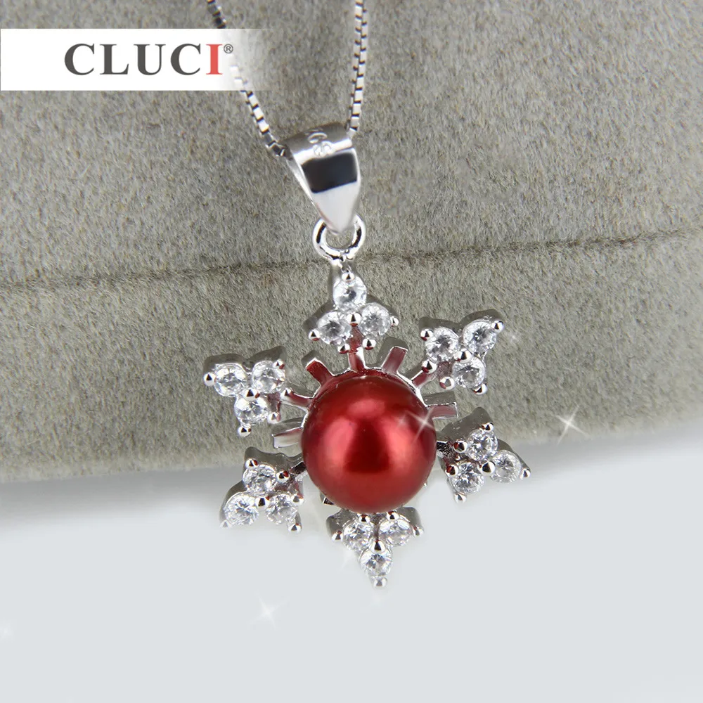 Подвеска женская из серебра 925 пробы в виде снежинки|zircon pendant|gift giftsgift christmas |