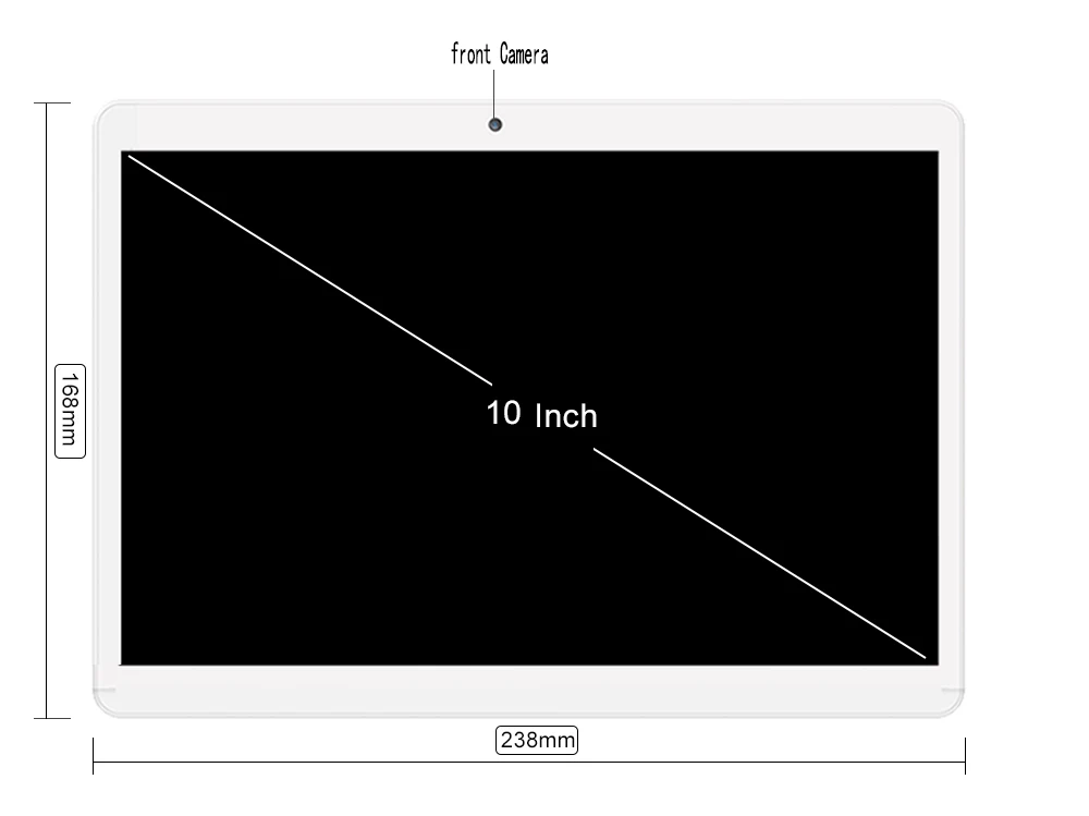Новая версия 10 дюймов Tablet PC MT6797 Android 7 0 Дека Core 4 ГБ Оперативная память 32 Встроенная