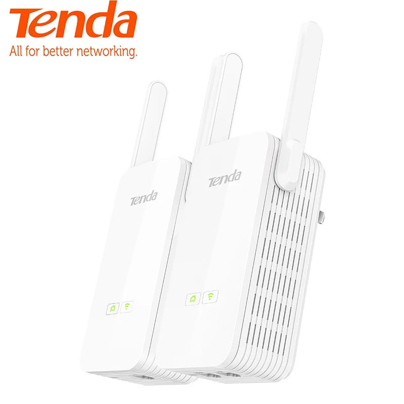 Tenda 1 пара PH15 1000 Мбит/с сетевой разъем Ethernet Беспроводной WI FI Extender PLC адаптер IPTV homeplug