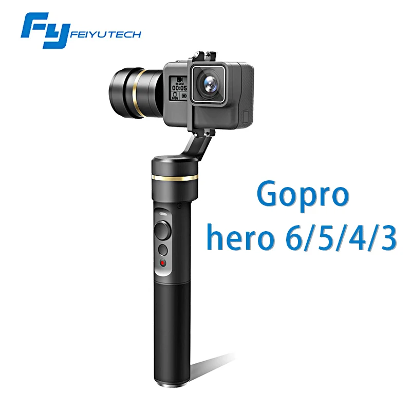 FeiyuTech fy G5 Splashproof 3 осевой Ручной Стабилизатор для экшн камер GoPro HERO 6 5 4 + Xiaomi yi 4k SJ AEE