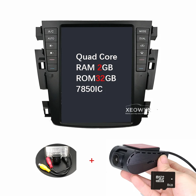 Android 8,0 Qcta core 10," автомобильный радиоприемник gps для Nissan teana J31 2003-2007 230JK 230jm для samsung S7 для nissan maxima 2003-2007 - Цвет: With camera and DVR
