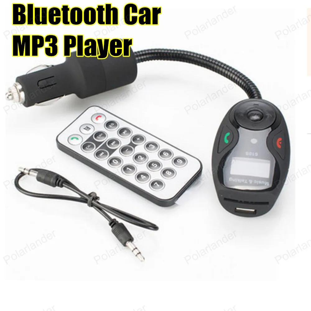 Bluetooth MP3 PlayerHandsfree Car Kit AUX Hands Free FM Transmitter with Dual USB SD LCD Charger Cigarette Lighter | Автомобили и