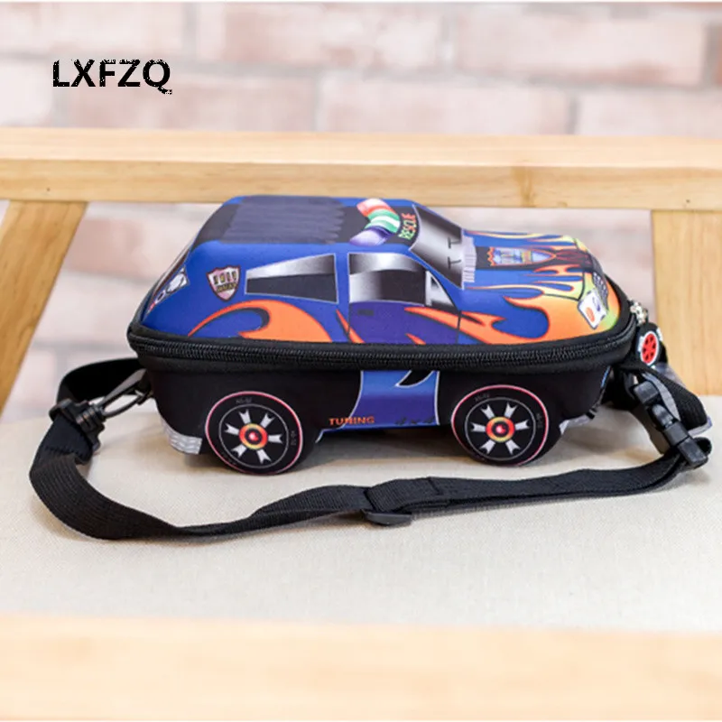 Детский рюкзак с 3D автомобилем милые детские рюкзаки для малышей детский детей