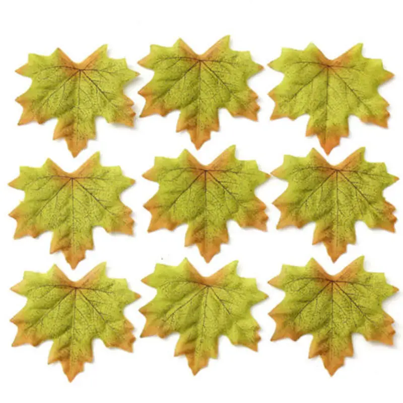 100 шт. разноцветные кленовые листья для украшения|fall leaves|maple leafdecorative crafts |