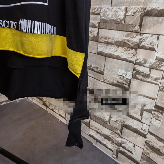 Для женщин Street Wear печати штрих летнее платье Новинка АСИММЕТРИЧНЫМ ПОДОЛОМ