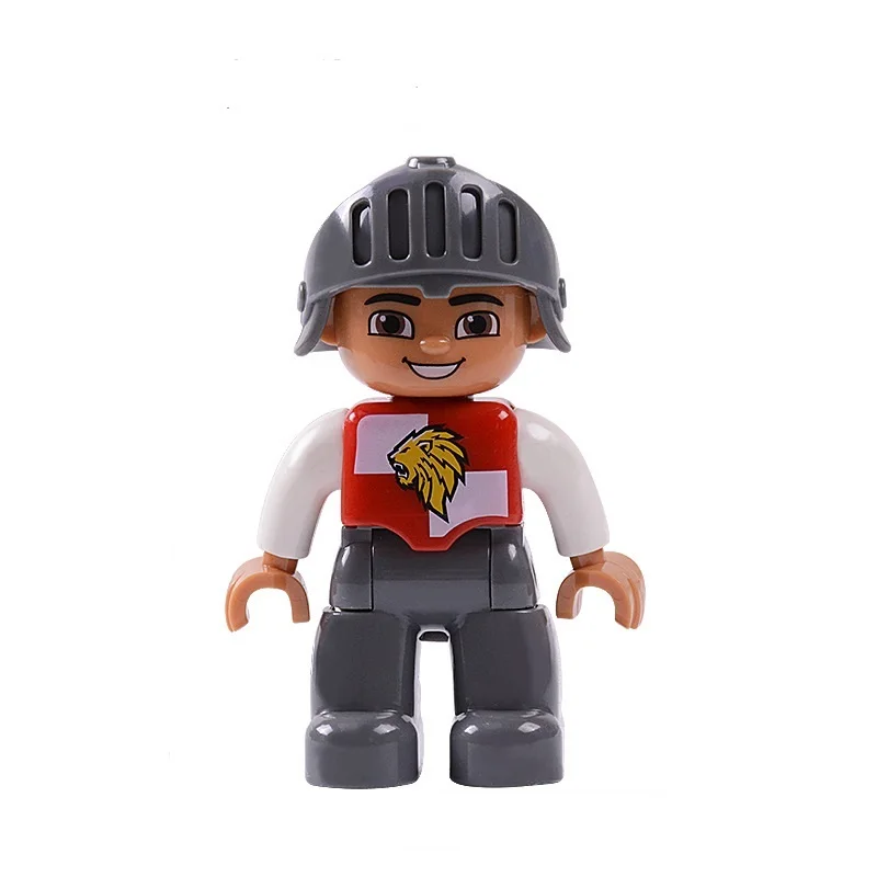 

Single Sale Big Size Pirate soldier Pilot Building Blocks Character With Figures Toys For Baby Kids