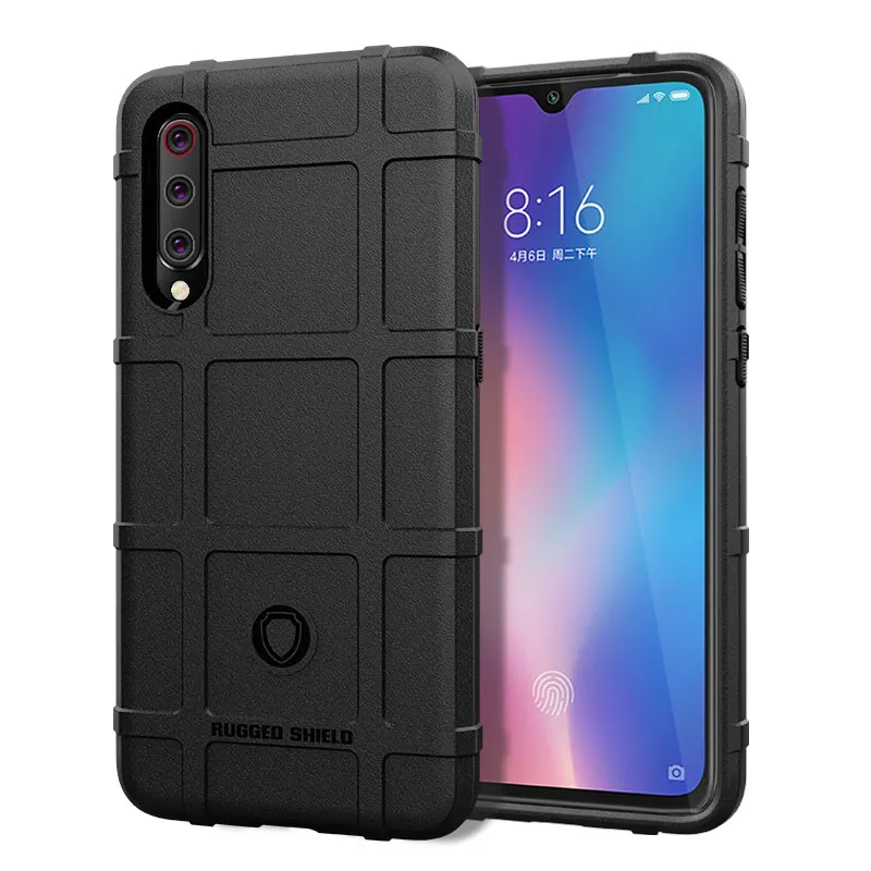 Чехол-накладка для Xiaomi mi 9 ударопрочный ТПУ кожаный мягкий в ассортименте. |