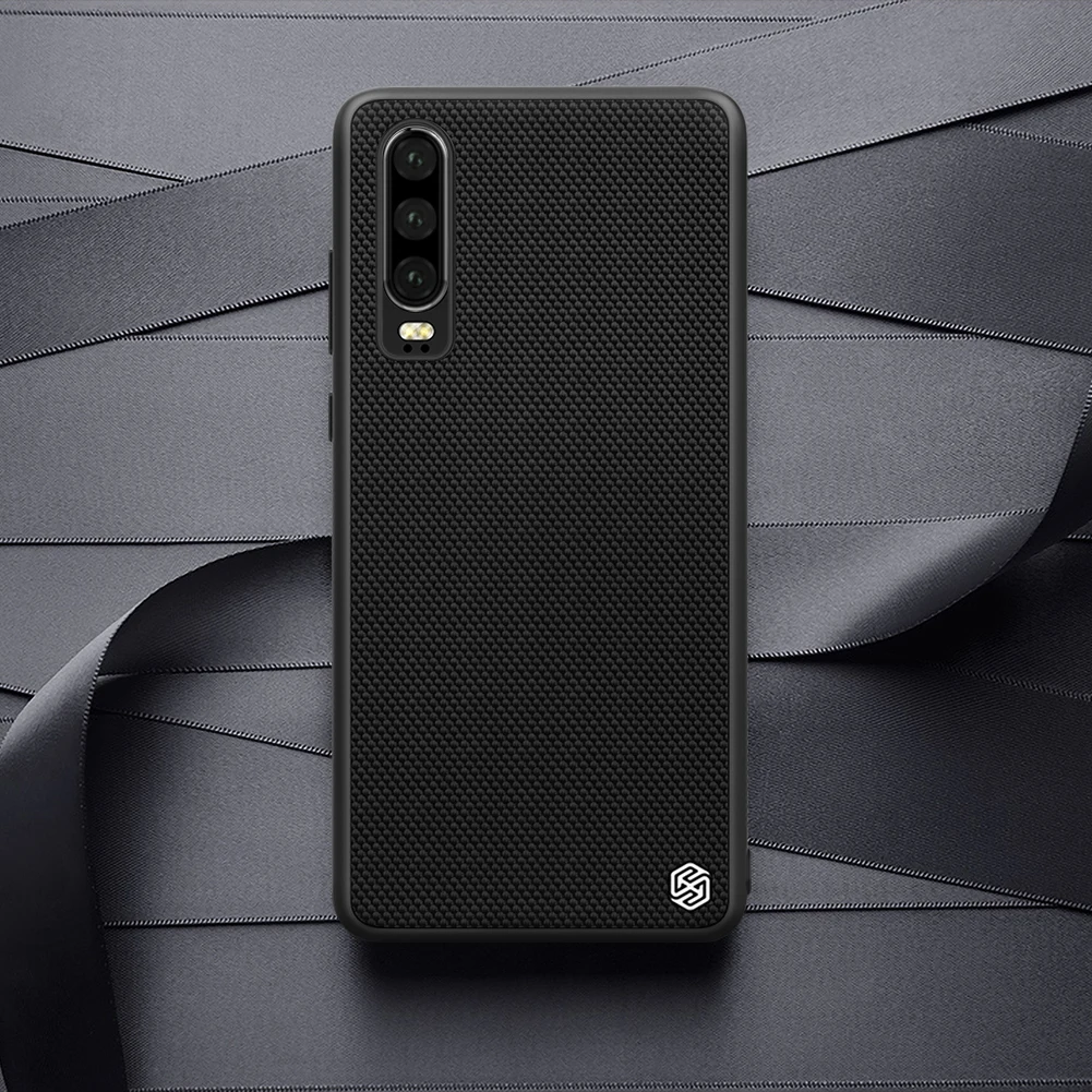Чехол из нейлонового волокна для Huawei P30 Pro текстурированный Роскошный деловой
