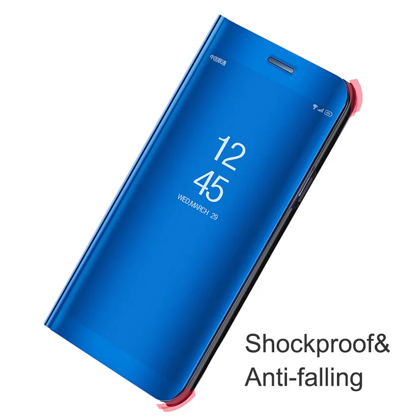 Умный зеркальный флип-чехол с рисунками samsung J7 J6 J5 J4 J3 J2 Pro Prime Max чехол противоударный кожаный чехлов-бамперов