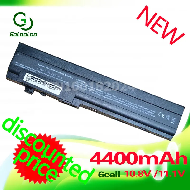 

Golooloo 4400MaH battery for hp mini 5101 5102 5103 AT901AA HSTNN-DB0G HSTNN-OB0F HSTNN-I71C HSTNN-IB0F HSTNN-UB0G 579027-001