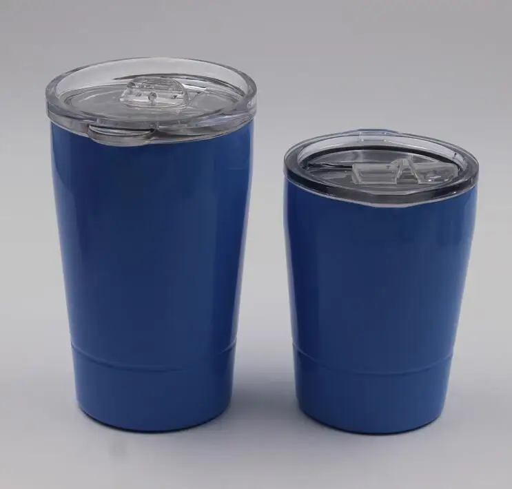 Quevinal20pcs 12oz 8 5 oz мини массажер бокалы для вина Нержавеющая сталь путешествия