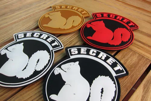 Сверхсекретные военные тактические 3D ПВХ нашивки значки|patch badge|3d pvc patchsecret squirrel |