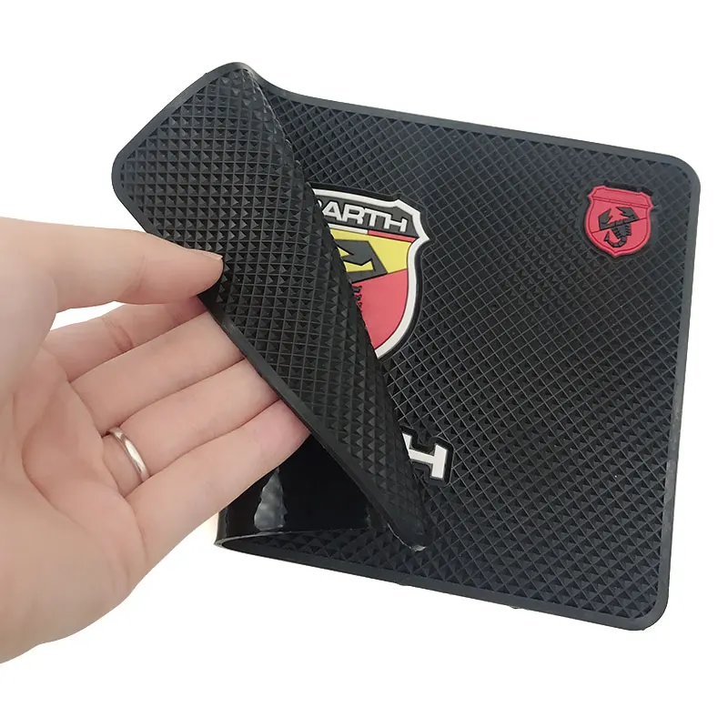 Автомобильный логотип нескользящий коврик gps держатель телефона