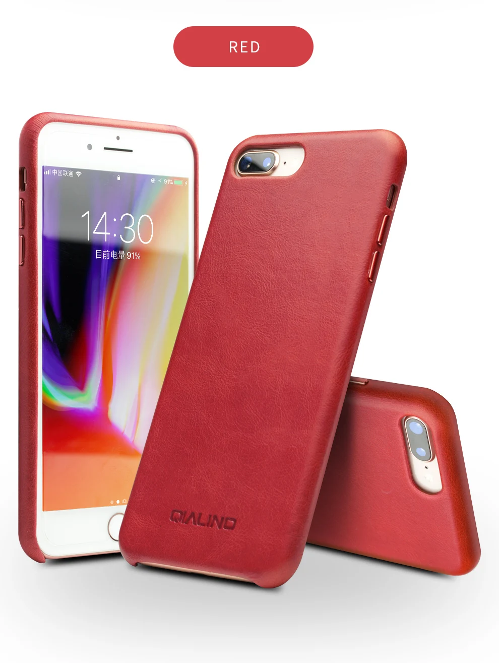 QIALINO, Модный чехол для телефона из натуральной кожи, для iPhone 7, ультра тонкий, ручной работы, ностальгия, задняя крышка для iPhone 7 plus, для 4,7 дюймов