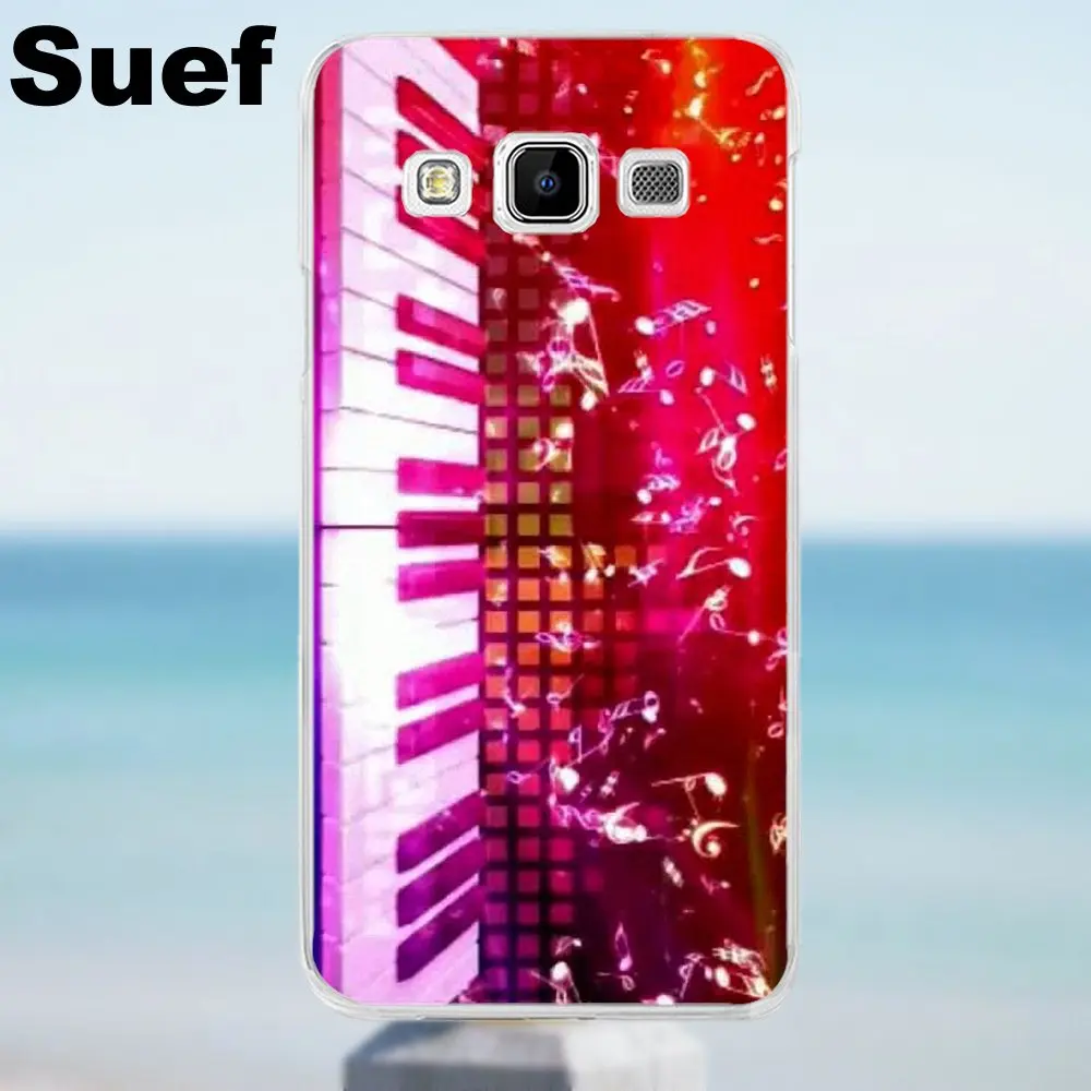 Suef ТПУ чехлы радужные 3d клавиши пианино Tumblr Вдохновленный для Galaxy Alpha Core Prime Note 2 3 4