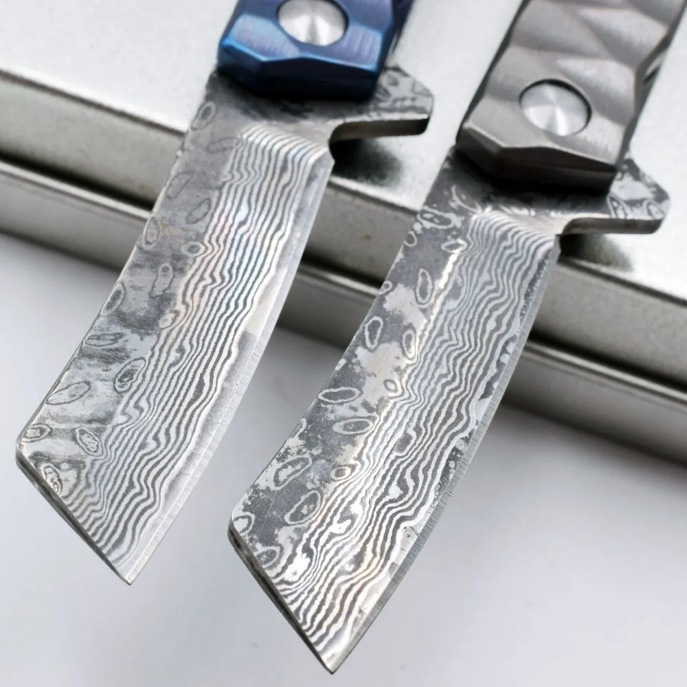 Мини складной нож карманный из коробки с брелоком для переноски ожерелье