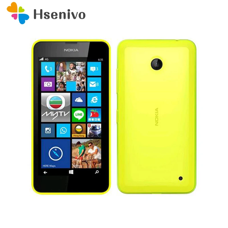 

Nokia Lumia 636 Восстановленный Оригинальный 4G LTE мобильный телефон 4,5 IPS Gorilla Glass 5MP камера четырехъядерный Windows 8,1 1 ГБ ОЗУ 8 Гб ПЗУ