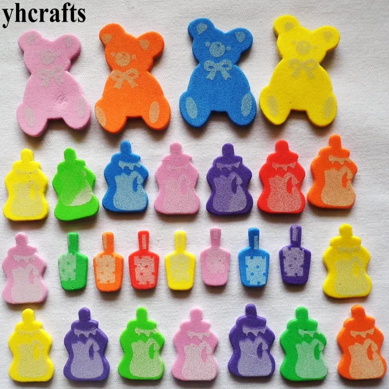 1 пакетов/лот. Bear наклейки на бутылки с молоком новинка украшение для детской