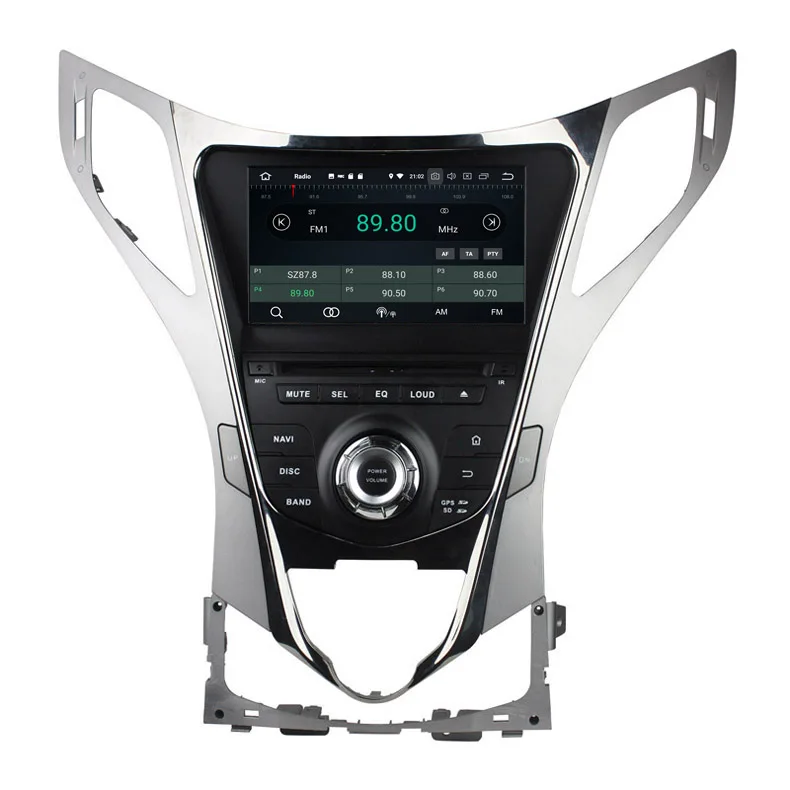 Автомобильный радиоприемник 4 + 128G 8 ядер android 10 для hyundai Azera greathg I55 2011-2014