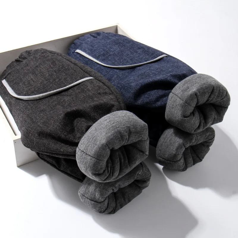 2018 новые зимние штаны для мальчиков с хлопковой подкладкой толстые теплые брюки