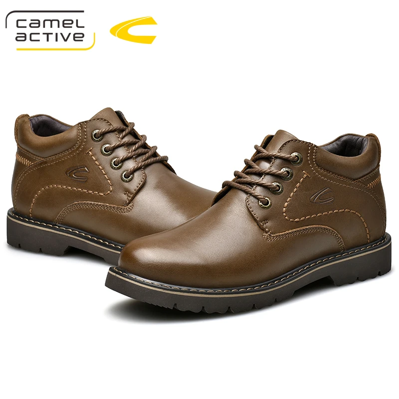 Новинка мужские зимние ботинки Camel Active модные удобные амортизирующие ковбойские