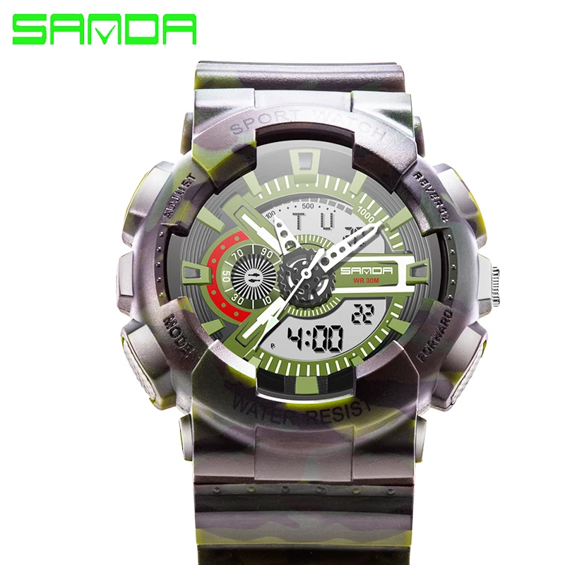 2019 мужские спортивные часы Reloj противоударные электронные цифровые наручные Relogio